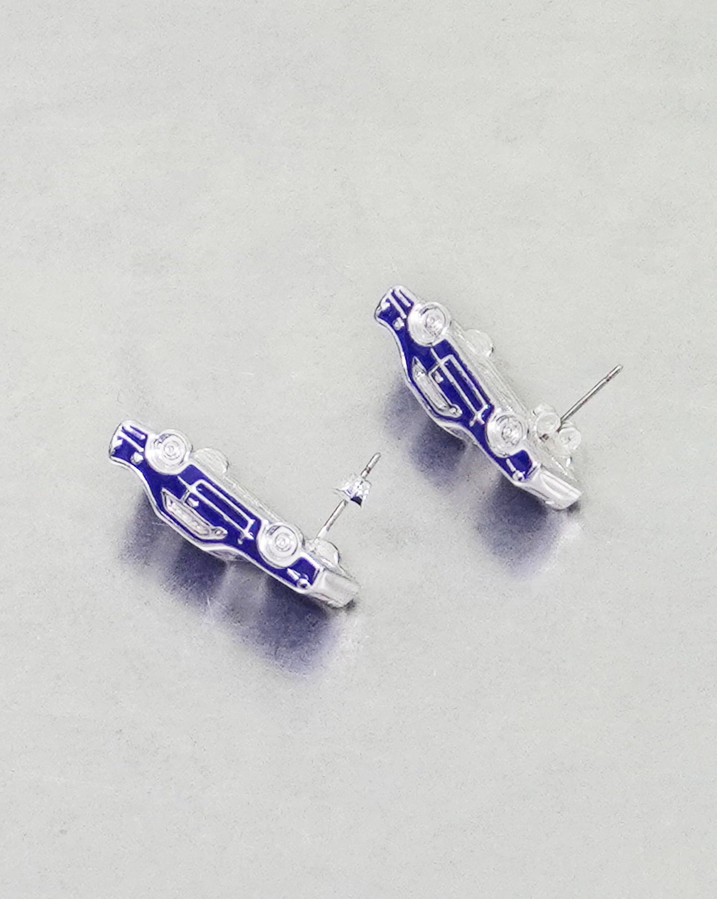 Blue Traffic Jam Earrings